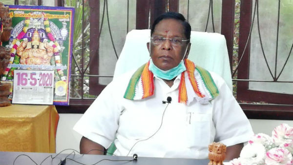 Puducherry state chief minister V.Narayanasamy press conference against finance minister Nirmala sitharaman announcements Puducherry state chief minister V.Narayanasamy press conference against finance minister Nirmala sitharaman announcements