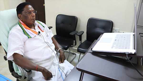 puducherry cm narayanasamy written letter to pm modi over to allow open temple puducherry cm narayanasamy written letter to pm modi over to allow open temple