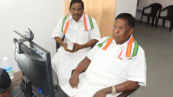 puducherry cm narayanasamy written letter to pm modi over to allow open temple puducherry cm narayanasamy written letter to pm modi over to allow open temple