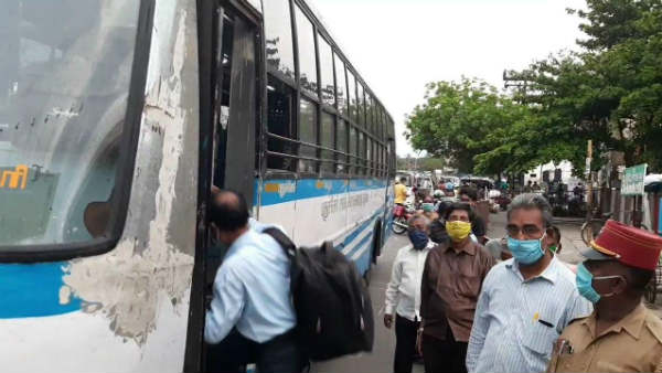 A govt bus service has been started from Puducherry to Karaikal A govt bus service has been started from Puducherry to Karaikal