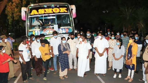 50 students of Pondicherry University were sent to their hometown 50 students of Pondicherry University were sent to their hometown