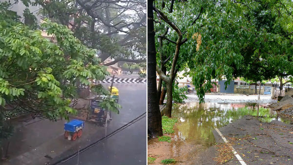 Rain lashes Bangalore again today, hailstorm reported in many parts Rain lashes Bangalore again today, hailstorm reported in many parts