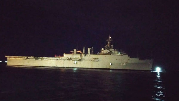 INS Jalashwa sets sail from Maldives to Kochi with 698 Indians INS Jalashwa sets sail from Maldives to Kochi with 698 Indians