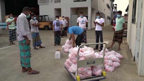 ஆயிரம் பேருக்கு தினசரி மதிய உணவு