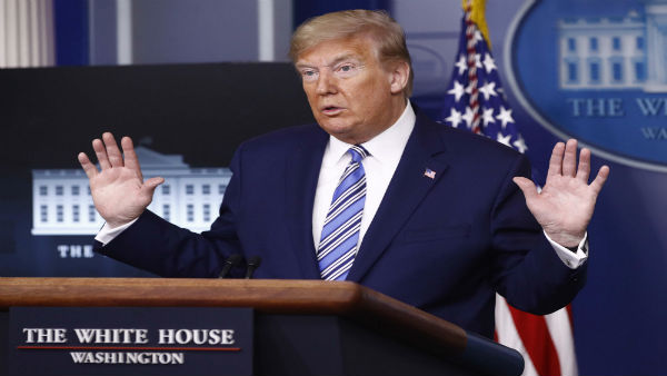 Trump ordered US flags to be lowered to half-staff for three days for COVID-19 victims Trump ordered US flags to be lowered to half-staff for three days for COVID-19 victims
