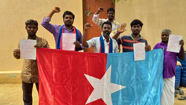 VCK hold Protest against opening of TASMAC VCK hold Protest against opening of TASMAC