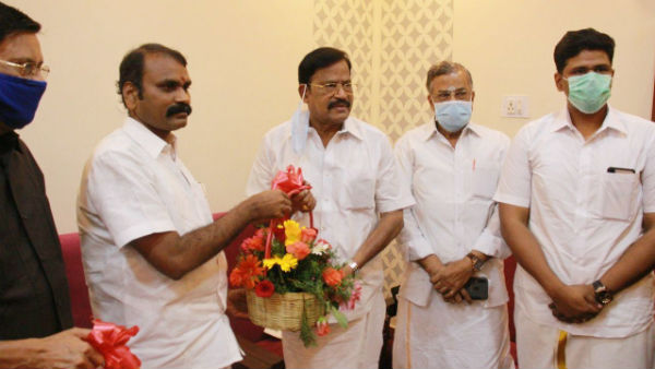 dmk former deputy general secretary vp duraisami joined bjp dmk former deputy general secretary vp duraisami joined bjp