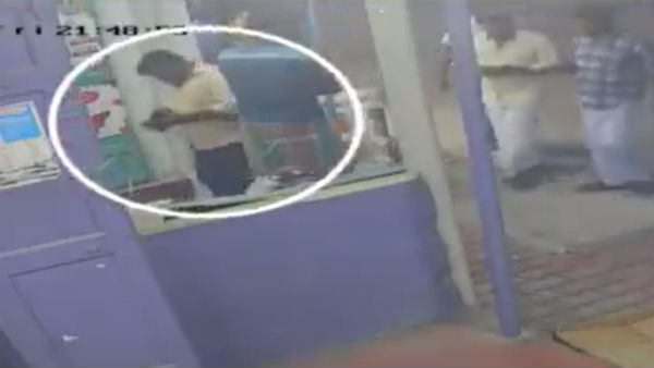 கடை முன் நடந்தது என்ன?