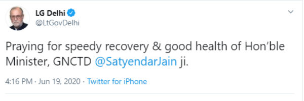 Delhi health minister Satyendar Jain’s condition worsens, will be given plasma therapy Delhi health minister Satyendar Jain’s condition worsens, will be given plasma therapy