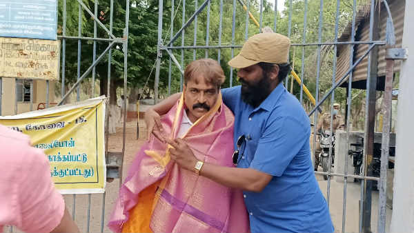 Udumalpet Shankar Murder Case: Kousalya father released from Coimbatore prison Udumalpet Shankar Murder Case: Kousalya father released from Coimbatore prison