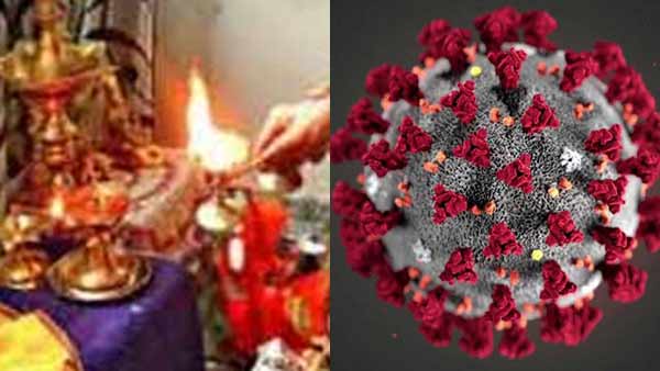 அம்மா தாயே.. கோபப்படாம வந்த வழியாகவே போய்ரும்மா.. கொரோனாவுக்கு கோவில் கட்டிய அனிலன்! 