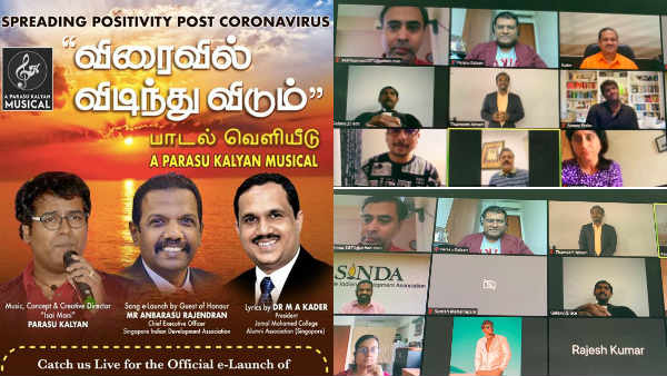 CoronaVIrus Positivity song release in Singapore CoronaVIrus Positivity song release in Singapore