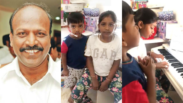 ma subramanians granddaughter and grandson sing happy birthday for karunanidhi ma subramanians granddaughter and grandson sing happy birthday for karunanidhi