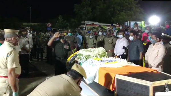 Wreath laying ceremony of Hawaldar K Palani Wreath laying ceremony of Hawaldar K Palani