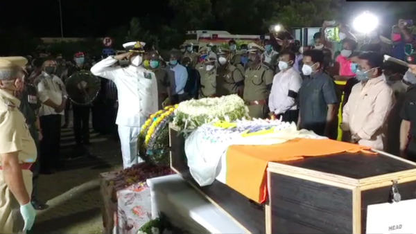 Wreath laying ceremony of Hawaldar K Palani Wreath laying ceremony of Hawaldar K Palani