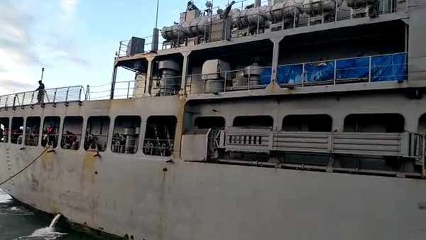 INS Airavat reaches Tuticorin with 198 Indian nationals from Maldives INS Airavat reaches Tuticorin with 198 Indian nationals from Maldives