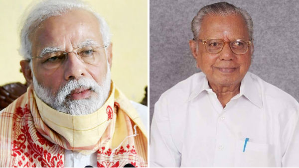 PM Modi expresses condolences on K.N. Lakshmanans demise PM Modi expresses condolences on K.N. Lakshmanans demise