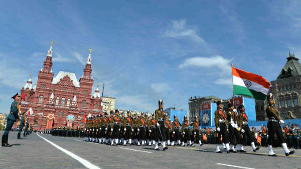 Indian armed forces participate in Moscow Victory day Parade Indian armed forces participate in Moscow Victory day Parade