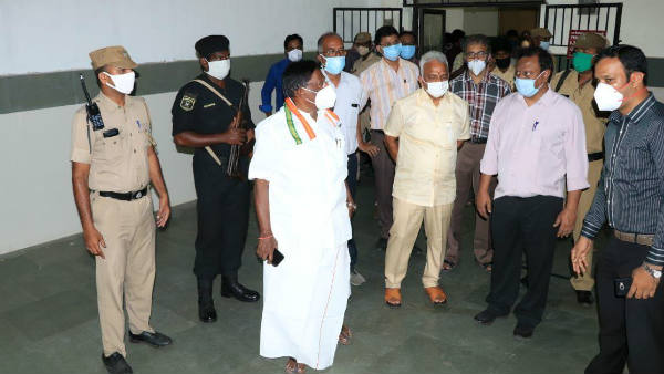Puducherry state chief minister V.Narayanasamy press conference regarding coronavirus Puducherry state chief minister V.Narayanasamy press conference regarding coronavirus
