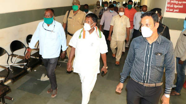 Puducherry state chief minister V.Narayanasamy press conference regarding coronavirus Puducherry state chief minister V.Narayanasamy press conference regarding coronavirus