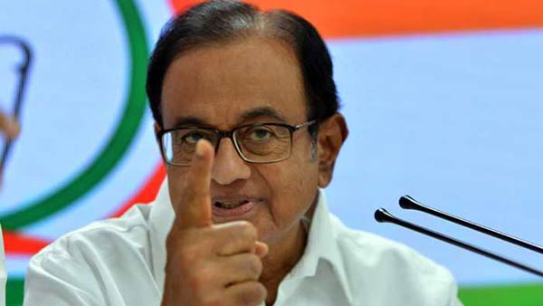 P Chidambaram questions Centre on China incursions P Chidambaram questions Centre on China incursions