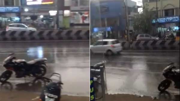 Rain lashes Chennai and Bangalore today Rain lashes Chennai and Bangalore today