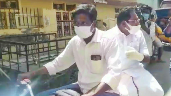 in madurai, minister sellur raju who went on the bullet in madurai, minister sellur raju who went on the bullet