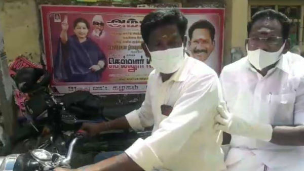 in madurai, minister sellur raju who went on the bullet in madurai, minister sellur raju who went on the bullet
