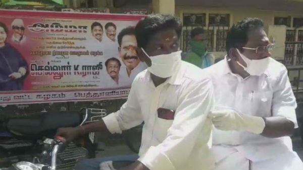 in madurai, minister sellur raju who went on the bullet in madurai, minister sellur raju who went on the bullet