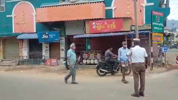 தேனியில் முழு லாக்டவுன்