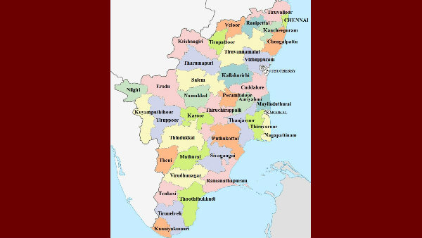  New Tamil Nadu Map 