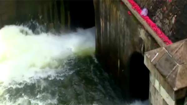 Southwest Monsoon: Water released from Pechiparai dam Southwest Monsoon: Water released from Pechiparai dam