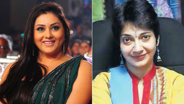 Actress Namitha appoints in EC member BJP Actress Namitha appoints in EC member BJP