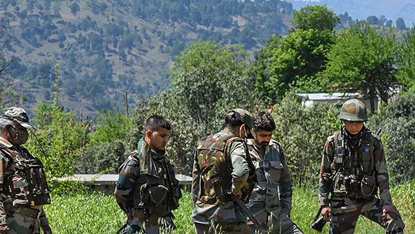 two unidentified terrorist killed in the Kulgam encounter. Operation still underway: Jammu & Kashmir Police two unidentified terrorist killed in the Kulgam encounter. Operation still underway: Jammu & Kashmir Police
