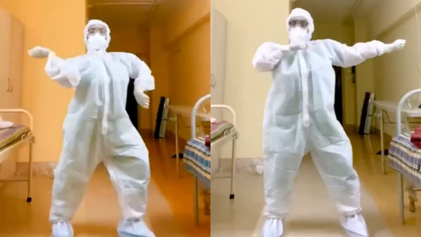 Mumbai Doctor dancing for Hindi tune in a PPE suit is going viral on social media Mumbai Doctor dancing for Hindi tune in a PPE suit is going viral on social media