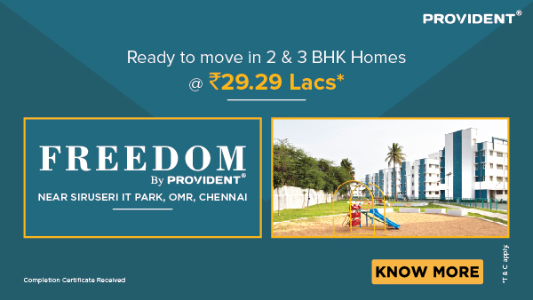 Provident Housings Freedom 2,3 BHK Homes Provident Housings Freedom 2,3 BHK Homes