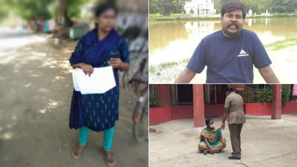 ambur woman protest against vellore dmk cadre ambur woman protest against vellore dmk cadre