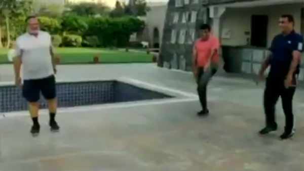 Rajasthan Cabinet Minister, MLAs seen doing exercise at Fairmont Hotel in Jaipur Rajasthan Cabinet Minister, MLAs seen doing exercise at Fairmont Hotel in Jaipur