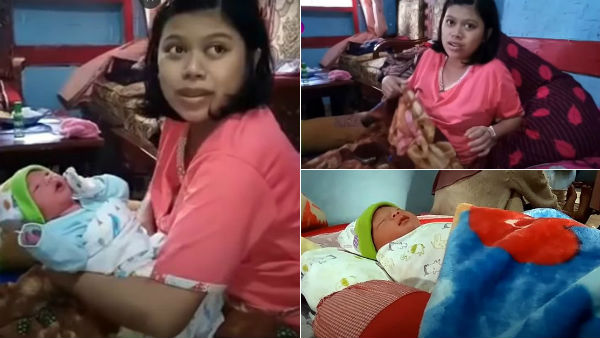 Java woman claimed that she gave birth to her son after a one hour gestation periodmedical miracle Java woman claimed that she gave birth to her son after a one hour gestation periodmedical miracle