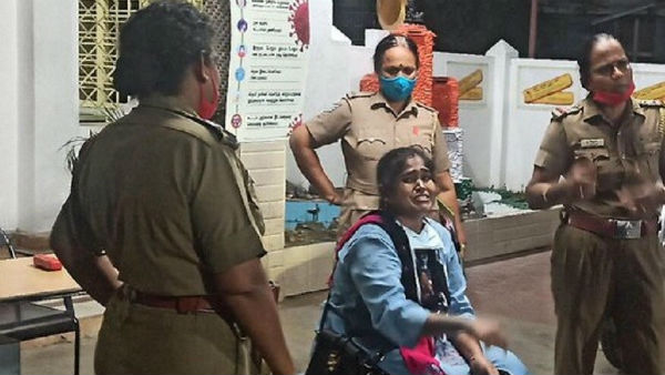 போலீஸ் நிலையத்தில் சமாதானம்