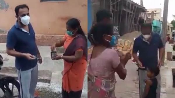 Theni people gives warm welcome for a patient who recovered from corona Theni people gives warm welcome for a patient who recovered from corona