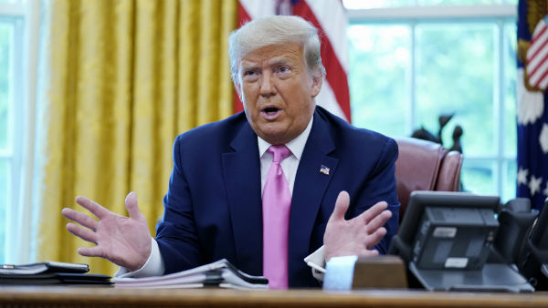 President Donald Trump announces no New Foreign Students for All-online Classes President Donald Trump announces no New Foreign Students for All-online Classes