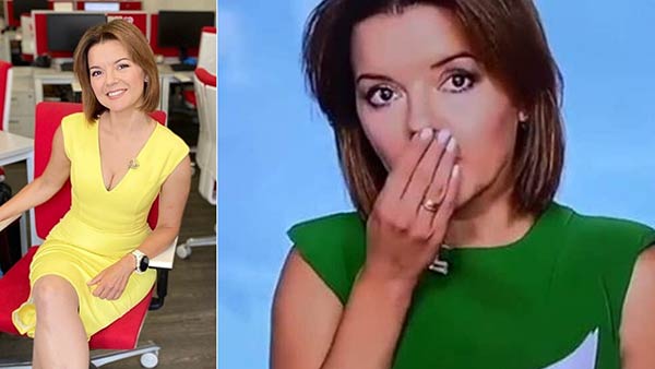 tv news reader catches her falling tooth on Live TV in ukraine tv news reader catches her falling tooth on Live TV in ukraine