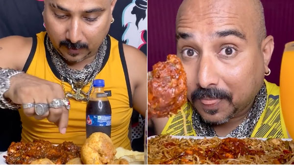 Ulhas Kamathes Chicken Leg famous On TikTok Before Ban Ulhas Kamathes Chicken Leg famous On TikTok Before Ban