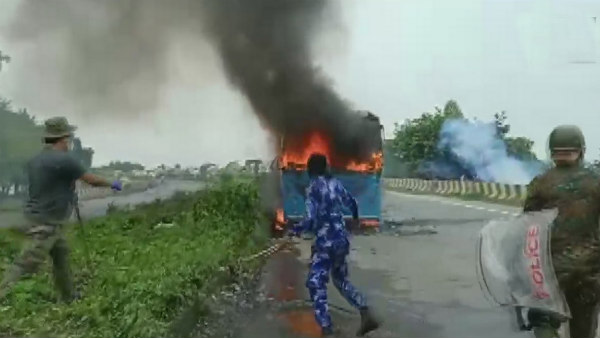 A girl child rape and murder erupted protest and riot in West Bengal A girl child rape and murder erupted protest and riot in West Bengal
