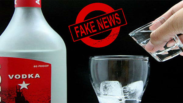 Fact check: Vodka wont prevent COVID-19 Fact check: Vodka wont prevent COVID-19
