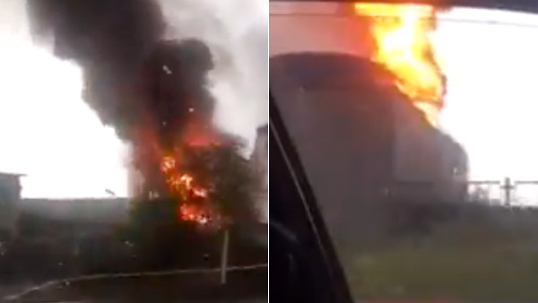 Major fires erupts in Russias biggest thermal power plant Major fires erupts in Russias biggest thermal power plant