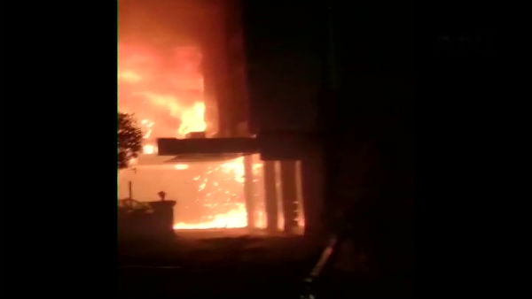 Fire broke out in Vijayawada hotel led 7 corona patients died Fire broke out in Vijayawada hotel led 7 corona patients died