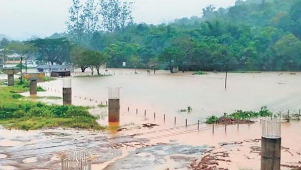 River Cauvery at Napoklu in Kodagu is very likely to cross Highest Flood Level by today River Cauvery at Napoklu in Kodagu is very likely to cross Highest Flood Level by today