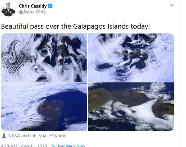 Galapagos Islands picture taken from space leaves netizens awe-struck Galapagos Islands picture taken from space leaves netizens awe-struck